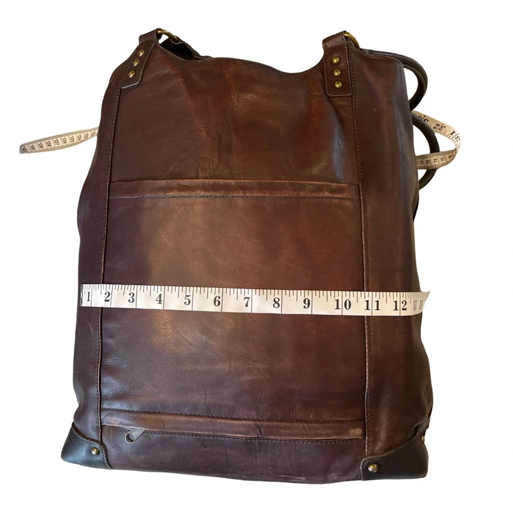 Solo New York Genuine Leather Laptop Tote Bag – Dark Brown